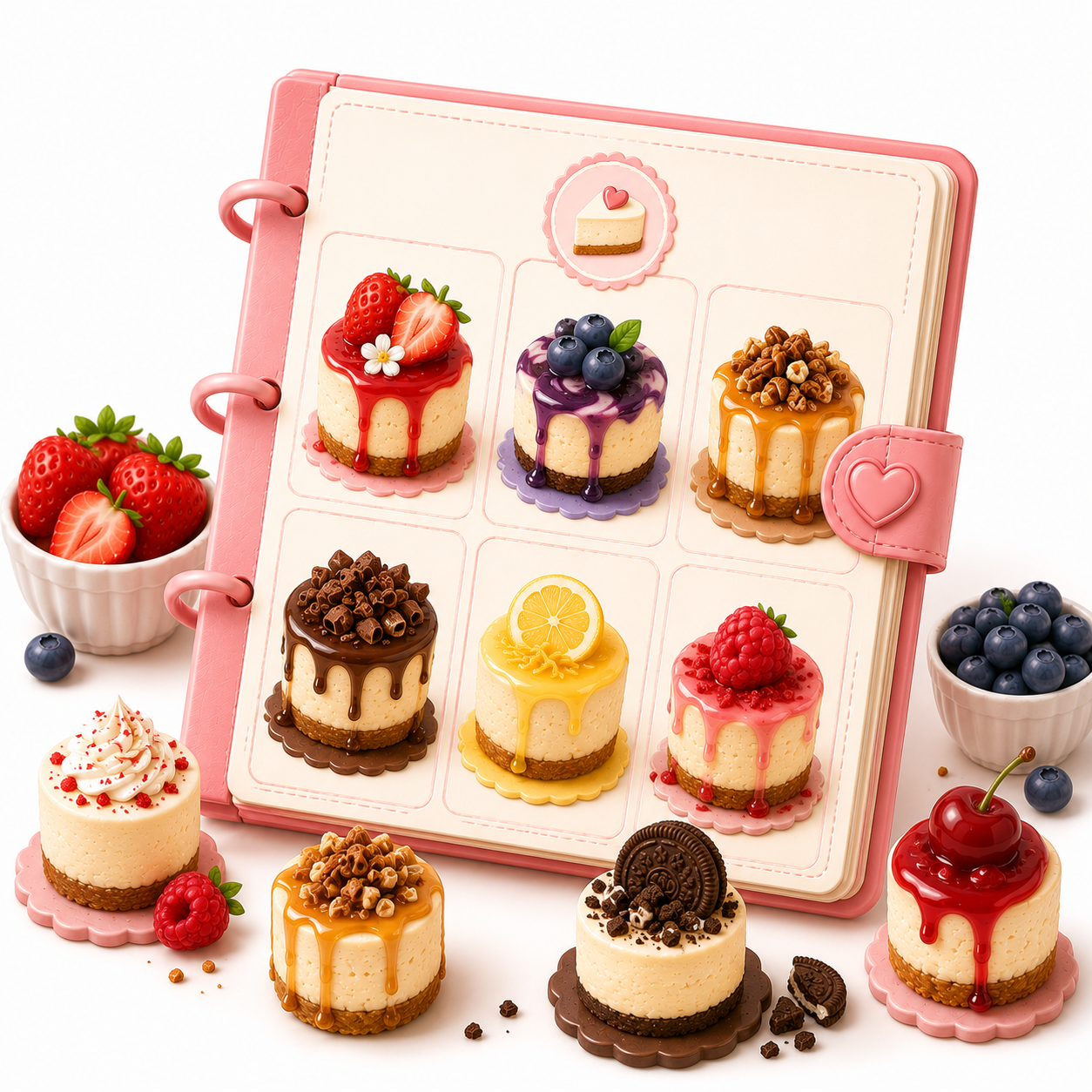 Mini Cheesecake Recipe Pack